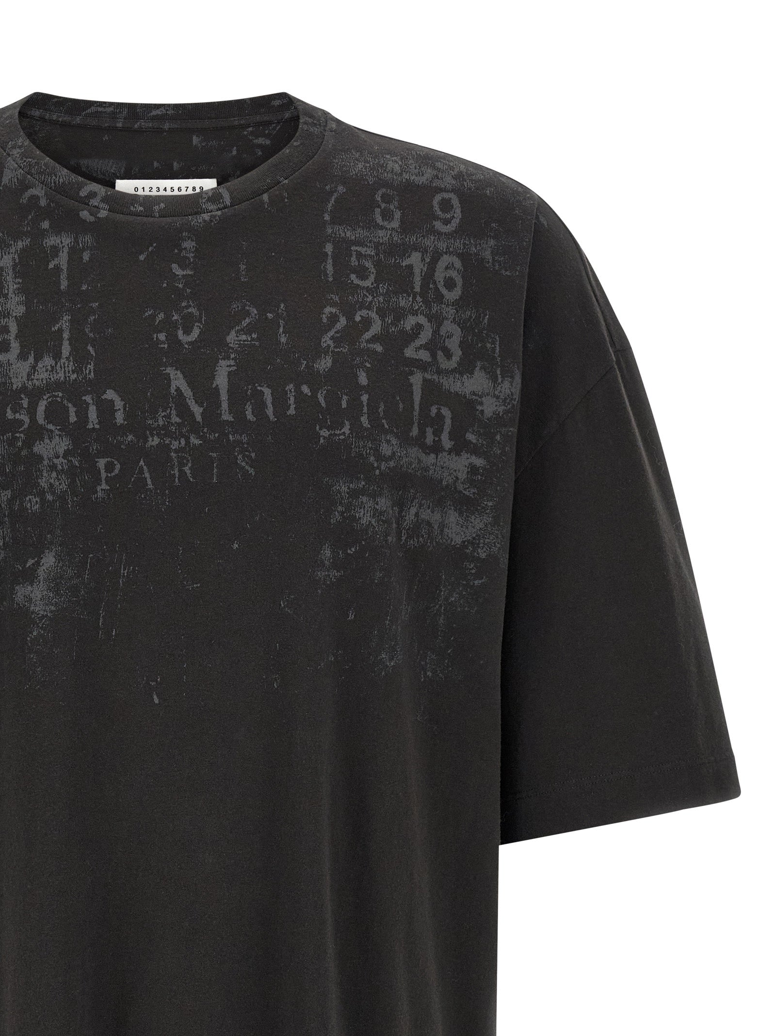 Black Cotton Long Sleeve T-Shirt