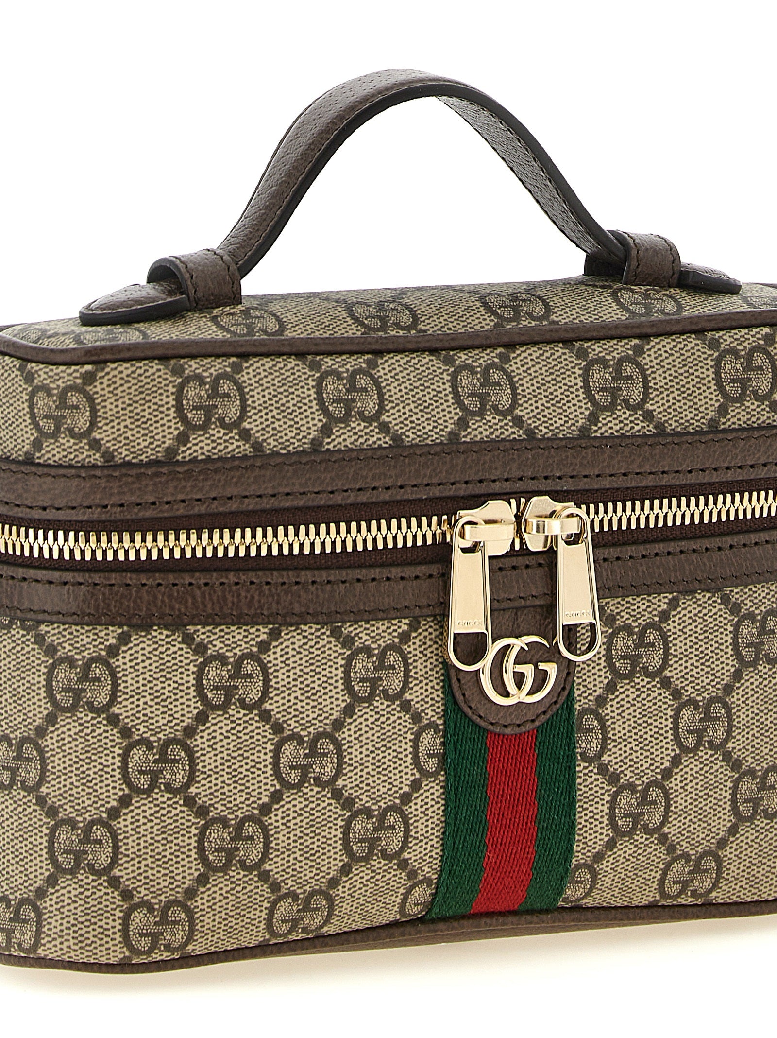 Beige Polyethylene Shoulder Bag