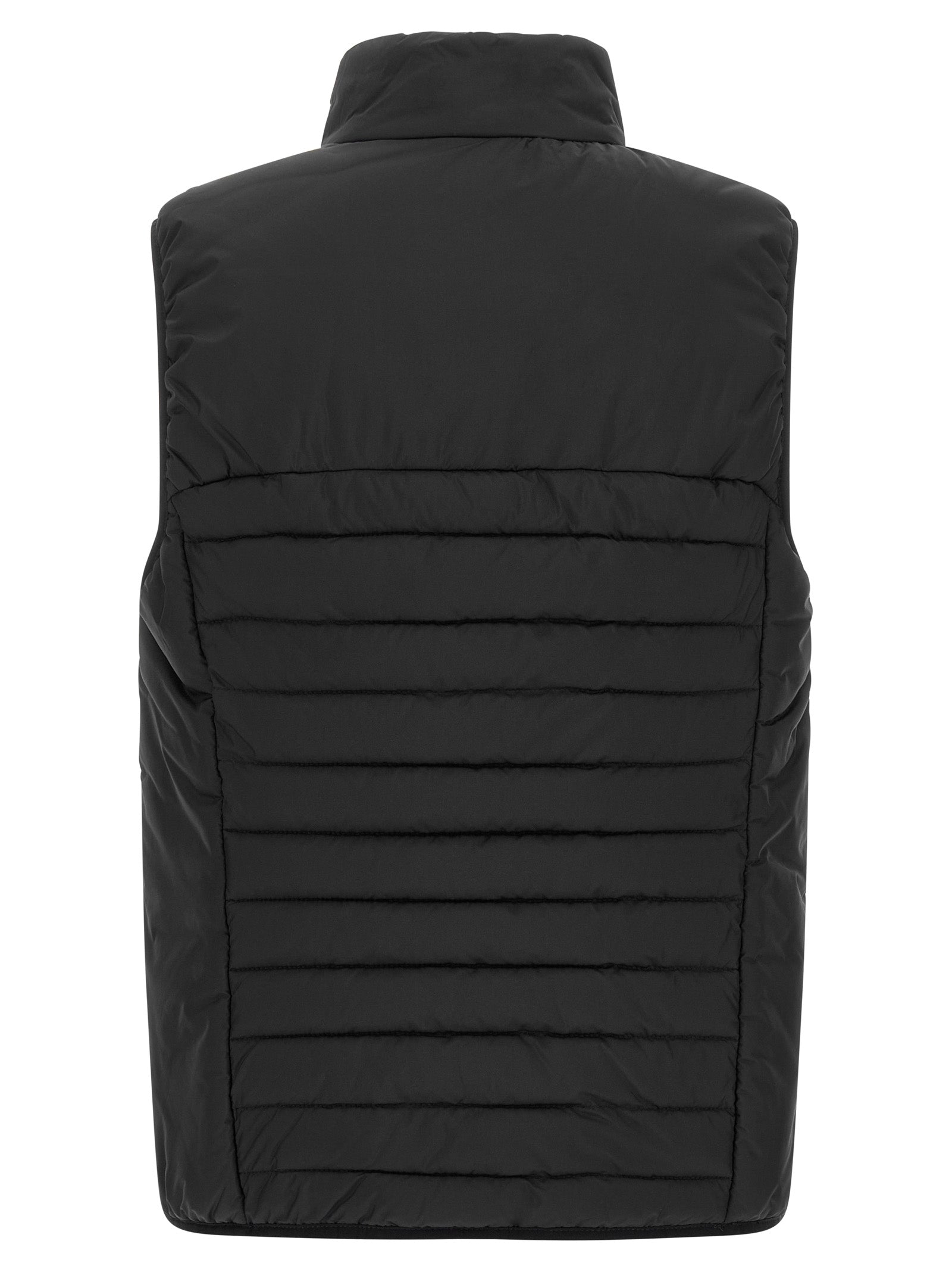 Hugo Boss Black Polyester Sleeveless Jacket