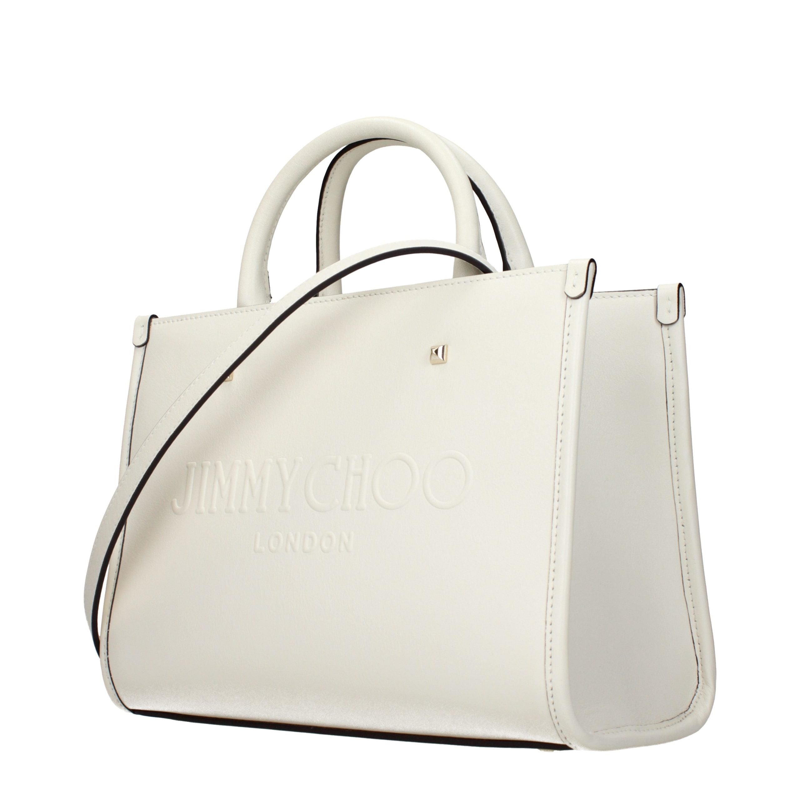 Jimmy Choo White Leather Handbag