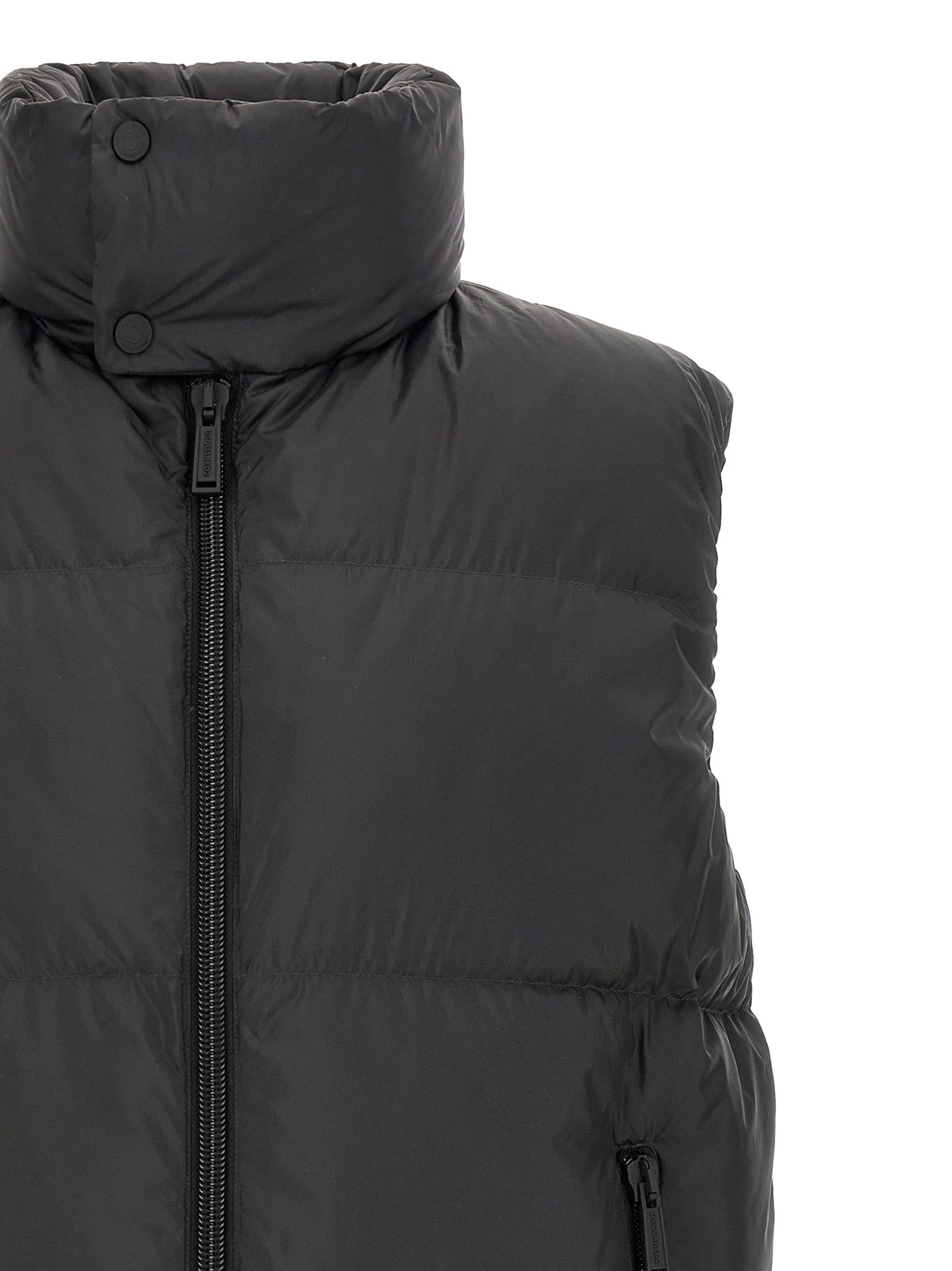 Dsquared² Black Polyester Sleeveless Jacket