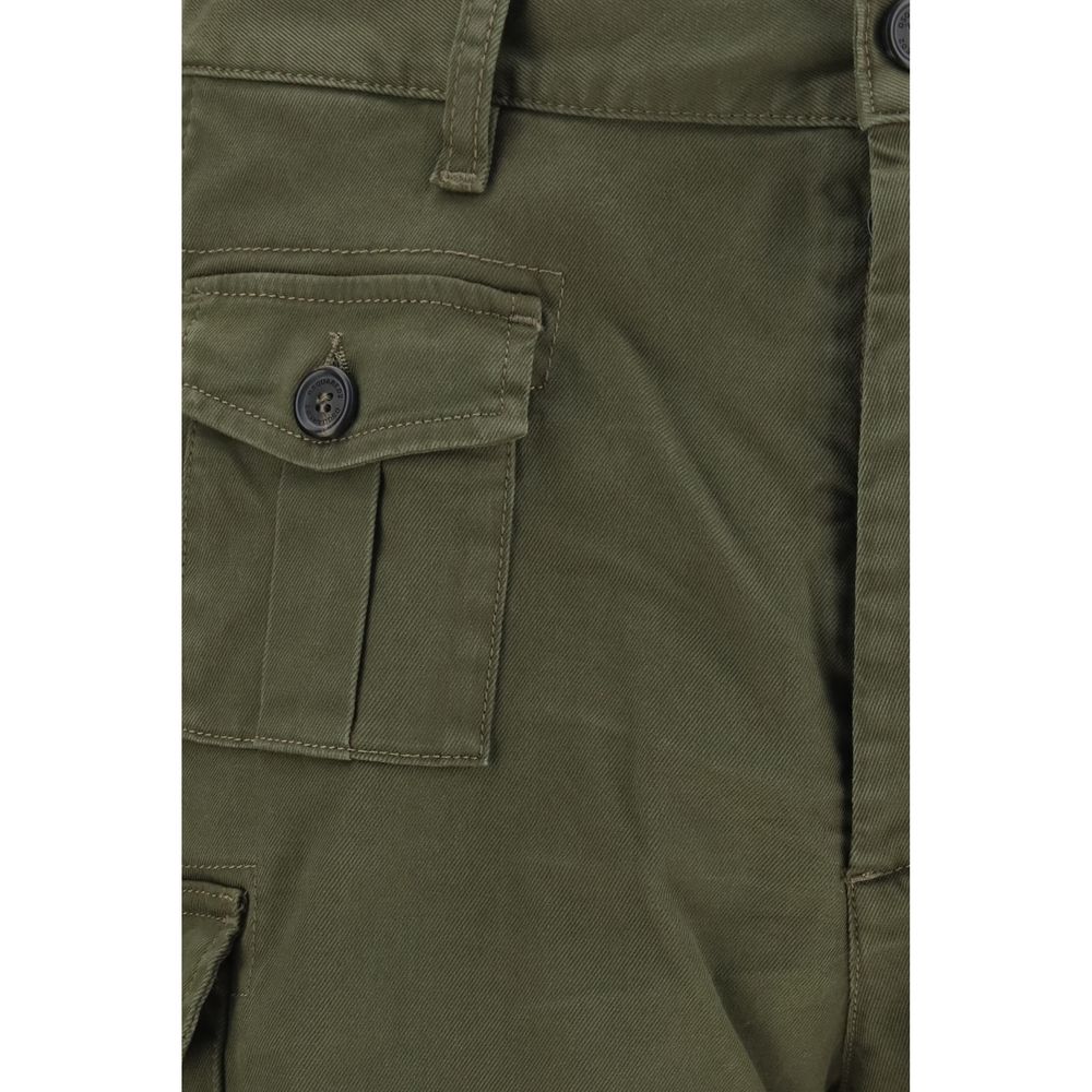 Dsquared² Bicolor Cotton Bermuda Shorts