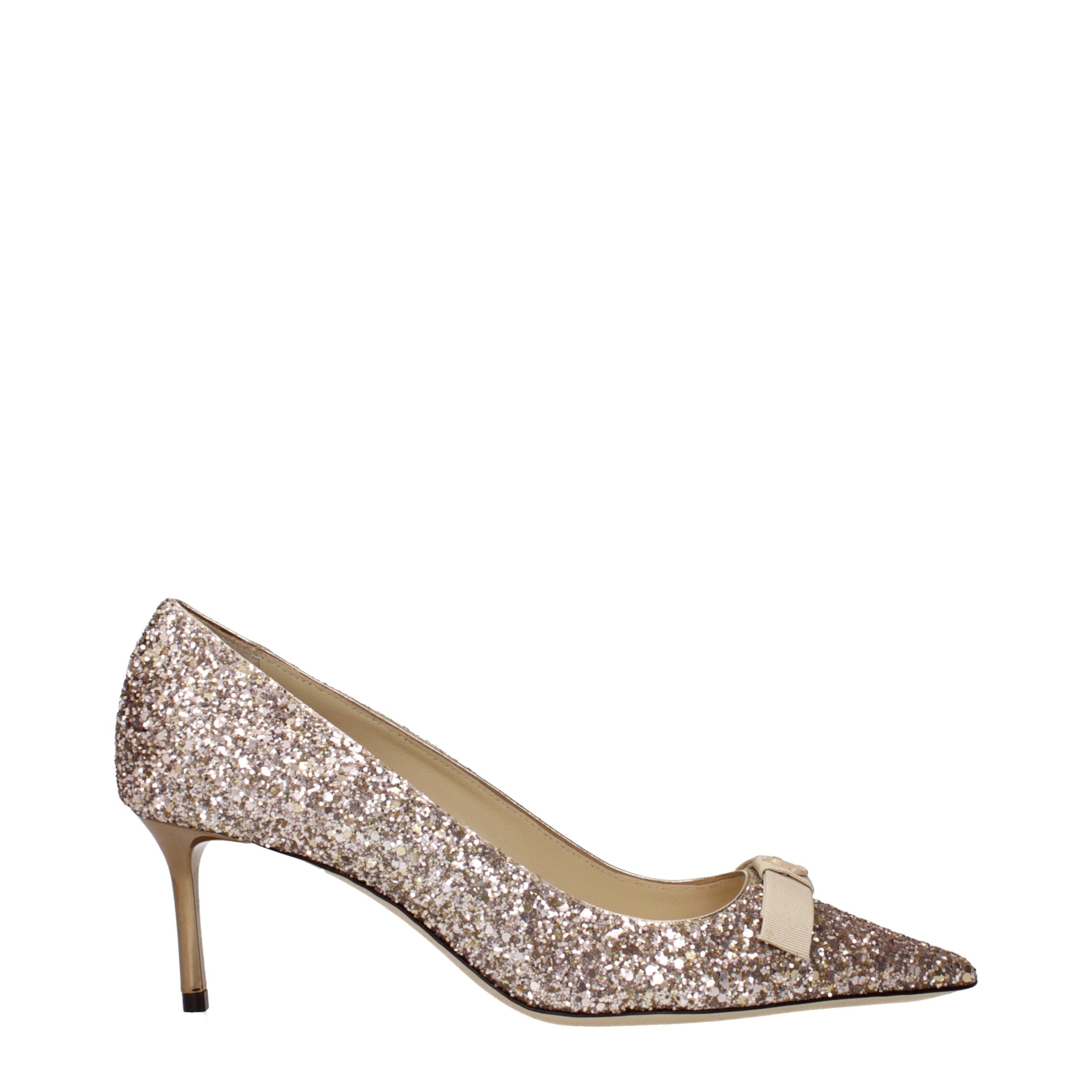 Jimmy Choo Pink Plastic Mid Heel Pumps