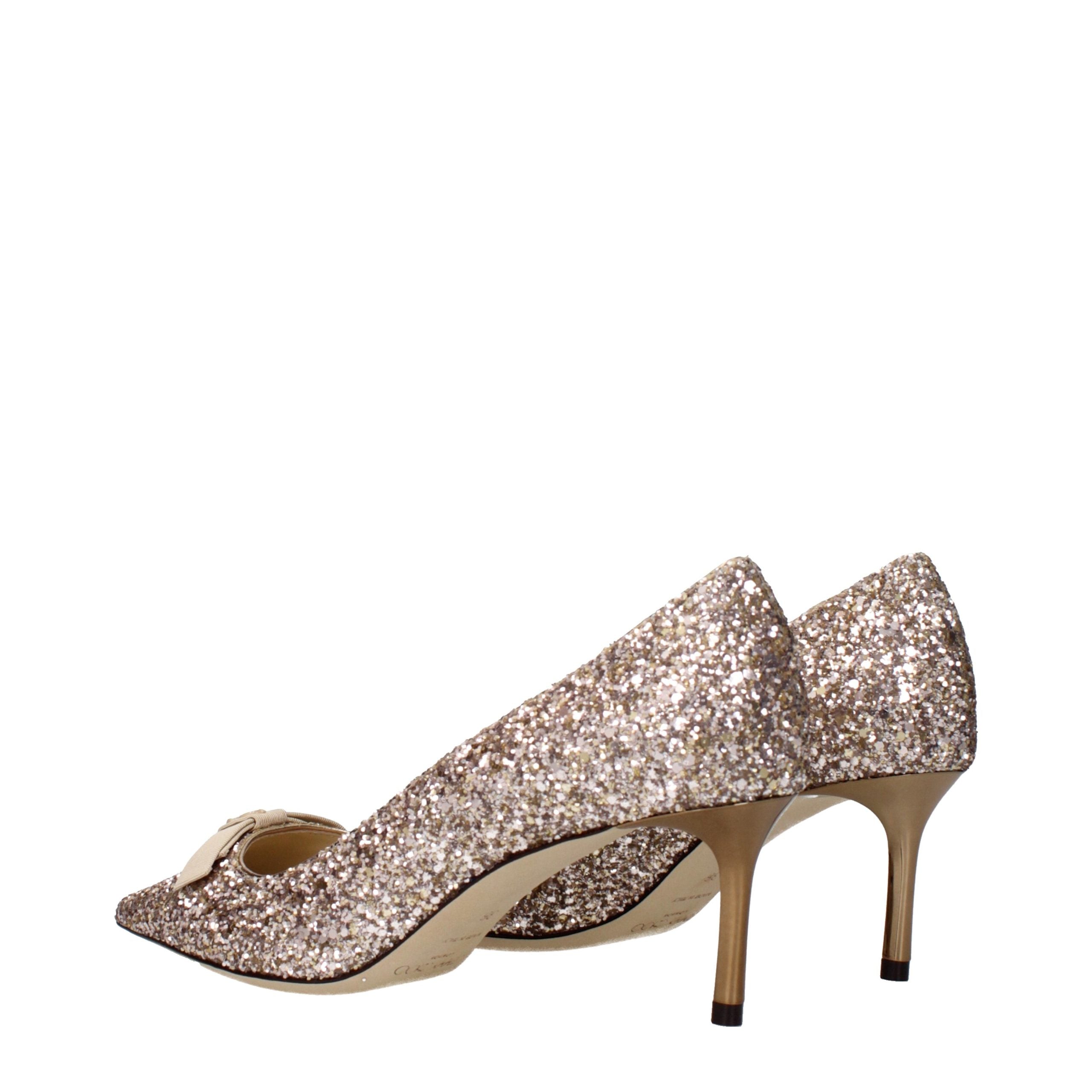 Jimmy Choo Pink Plastic Mid Heel Pumps