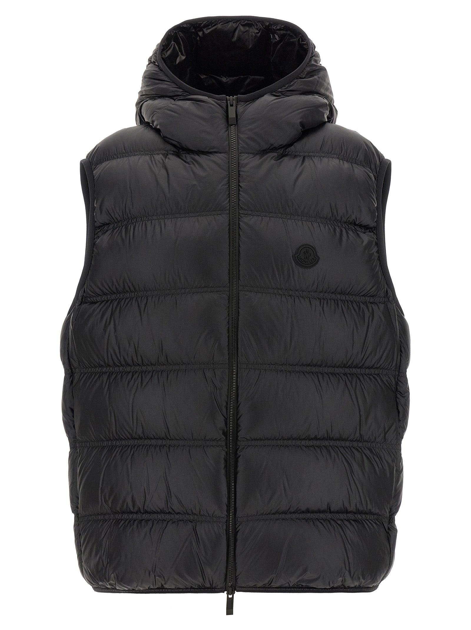 Moncler Black Polyamide Sleeveless Jacket