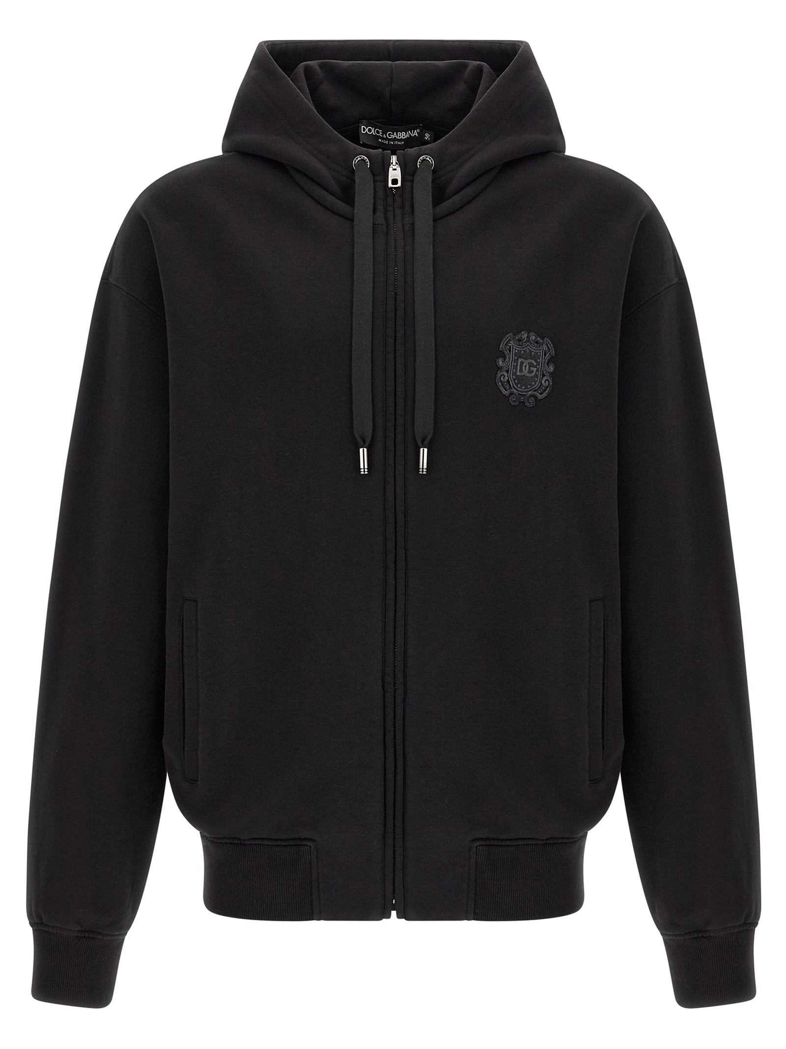 Dolce & Gabbana Black Cotton Sweatshirt