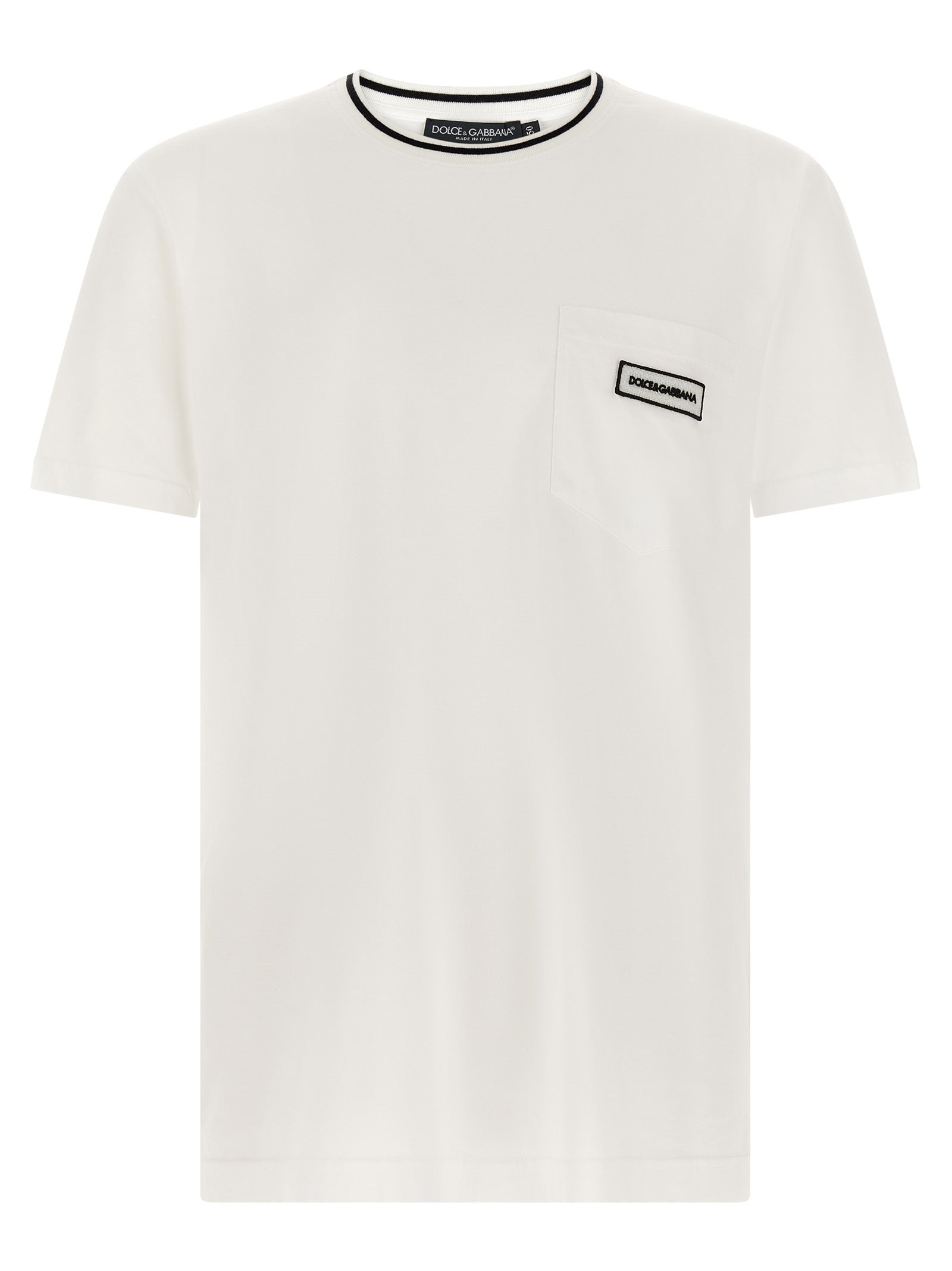 Dolce & Gabbana White Cotton T-Shirt