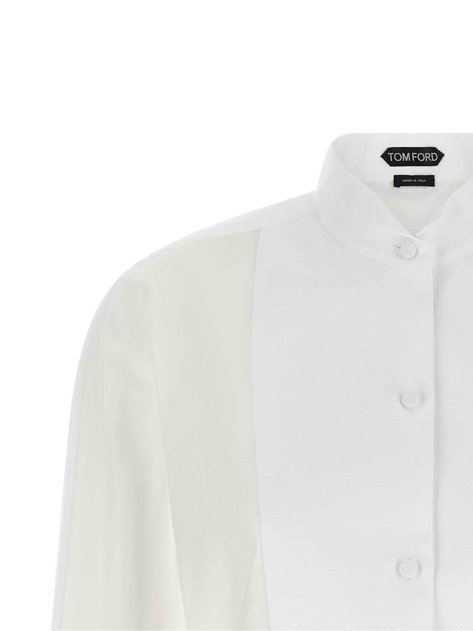 Tom Ford White Cotton Blouse
