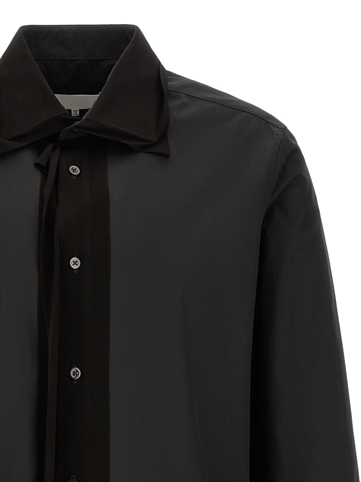 Maison Margiela Black Cotton Blouse