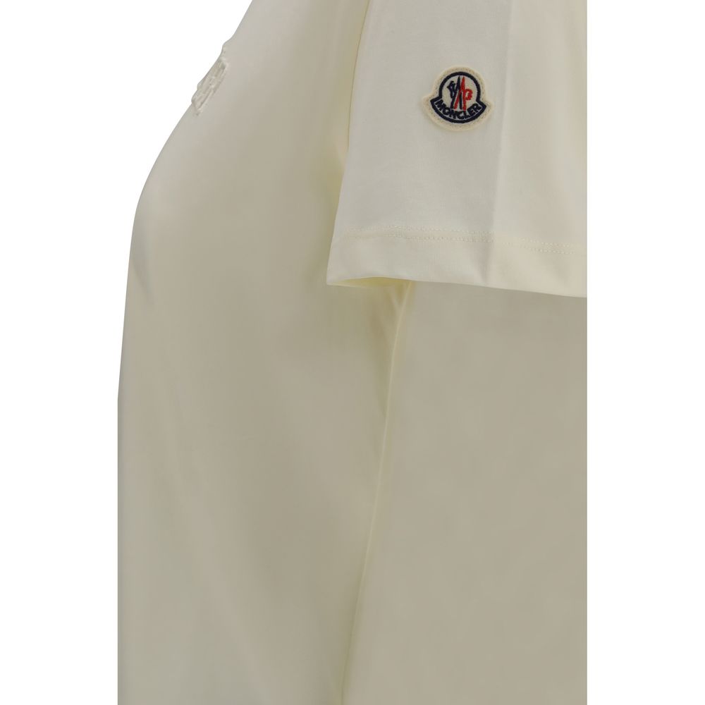 Moncler Beige Cotton T-Shirt