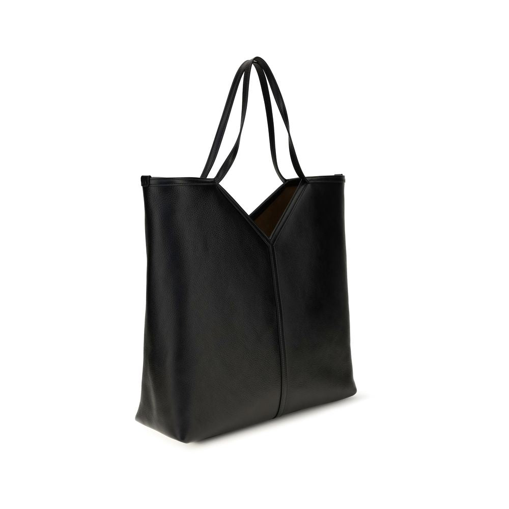 Saint Laurent Black Calf Leather Bos Taurus Shoulder Bag