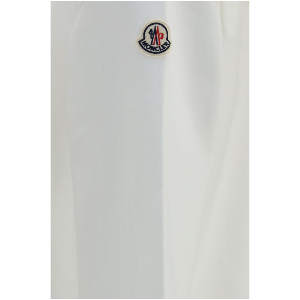 Moncler White Cotton Sweatshirt