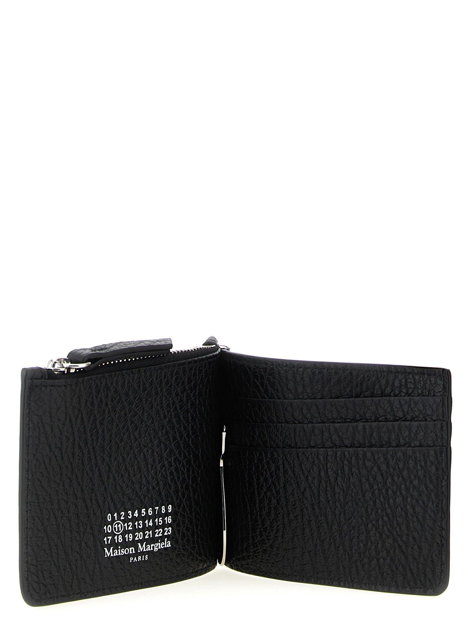 Maison Margiela Black Calfskin Leather Wallet