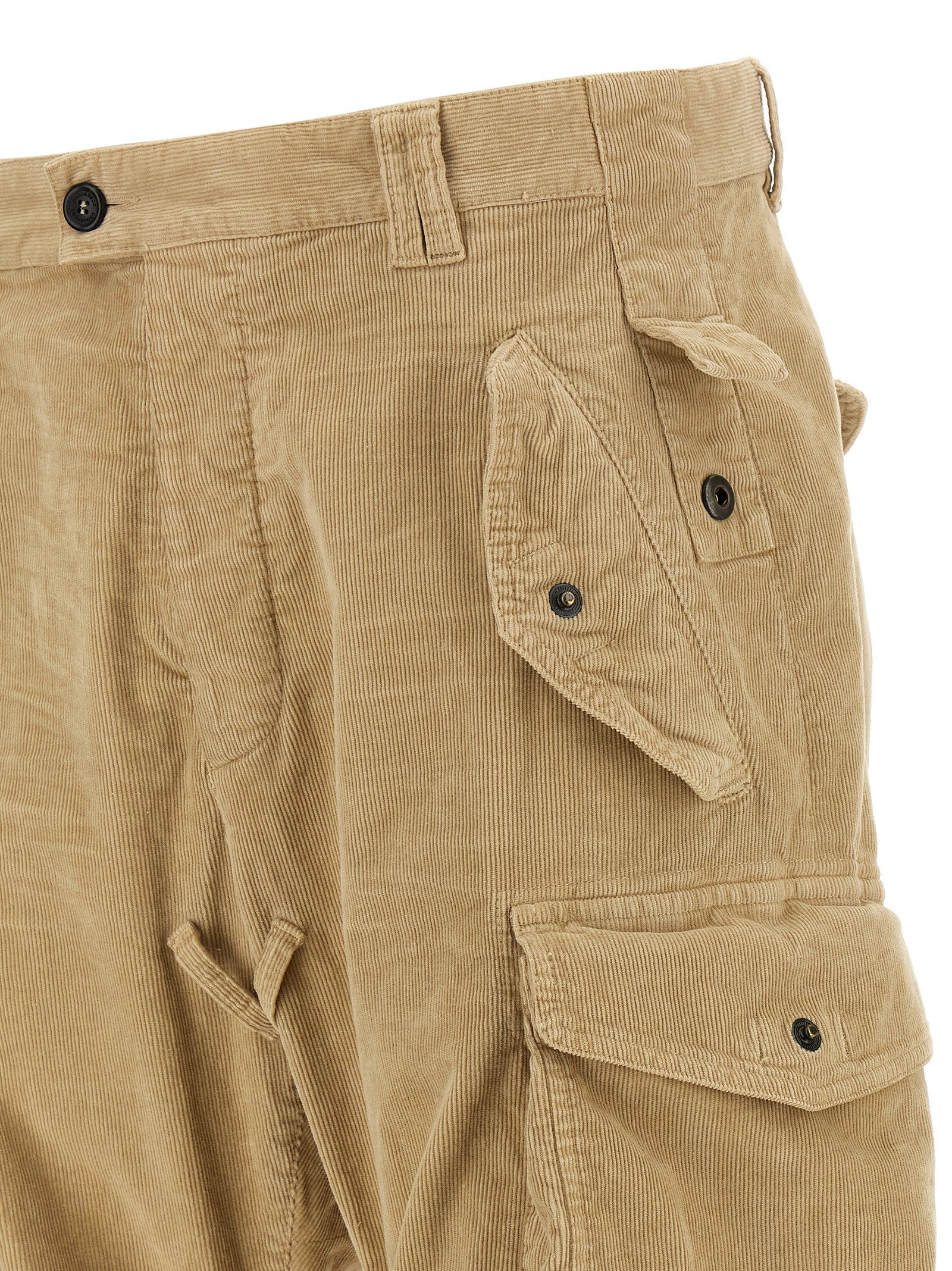 Dsquared² Beige Cotton Cargo Pants