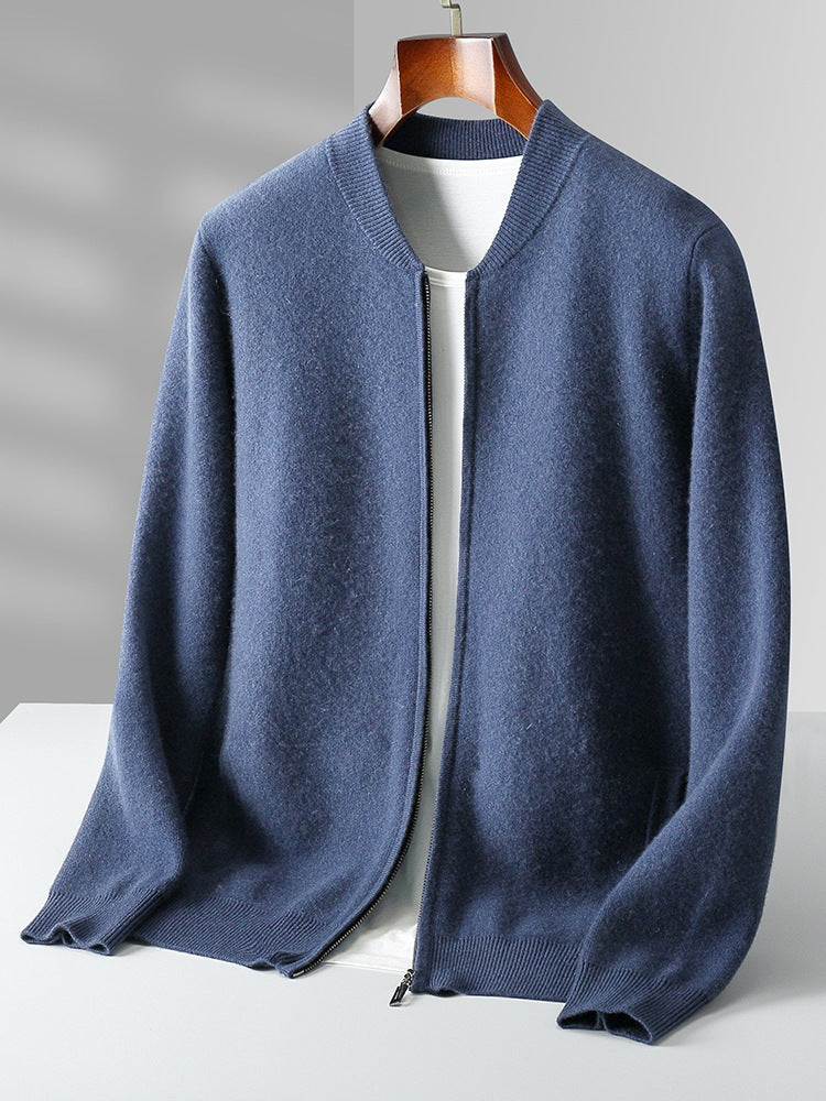 Round Neck Top Men's Cardigan Coat Signvm Project