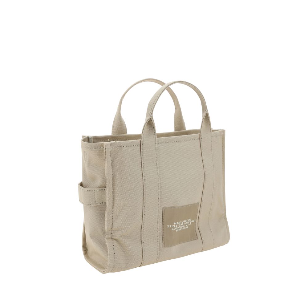Marc Jacobs Beige Cotton Monogram Tote Bag