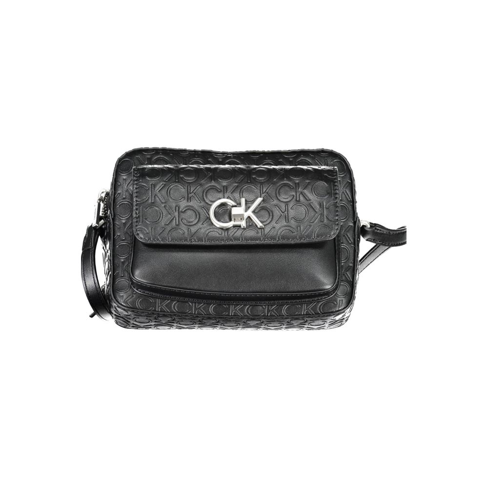 Calvin Klein Black Polyester Shoulder Bag