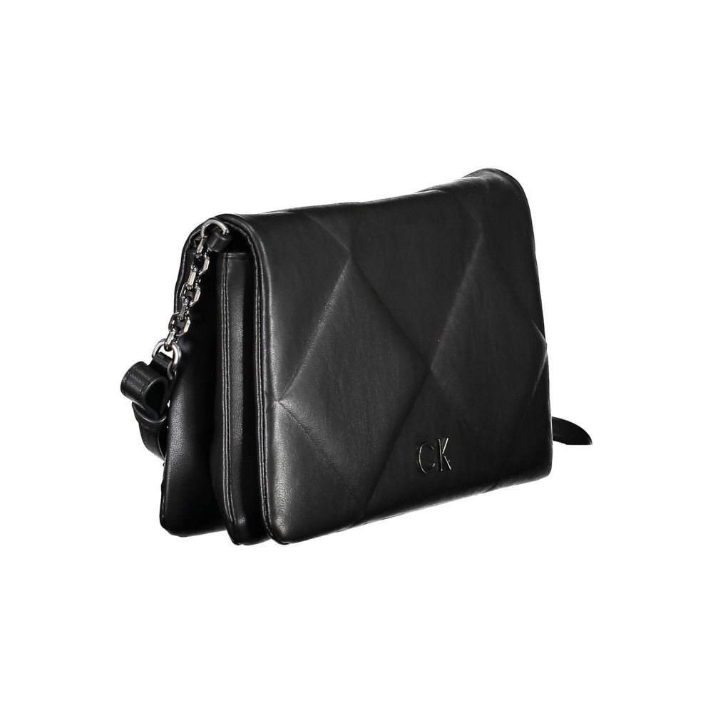 Calvin Klein Black Polyester Shoulder Bag