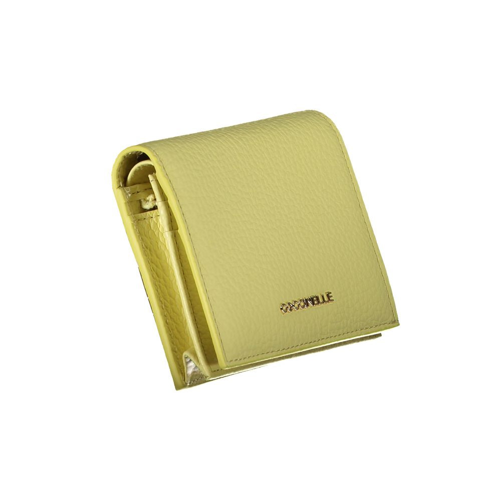 Coccinelle Yellow Leather Woman Wallet