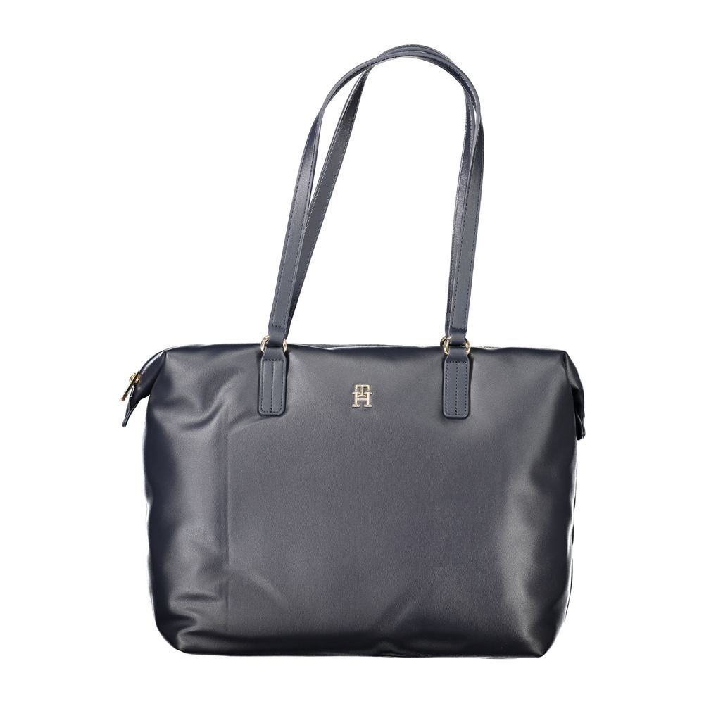 Tommy Hilfiger Blue Polyester Shoulder Bag