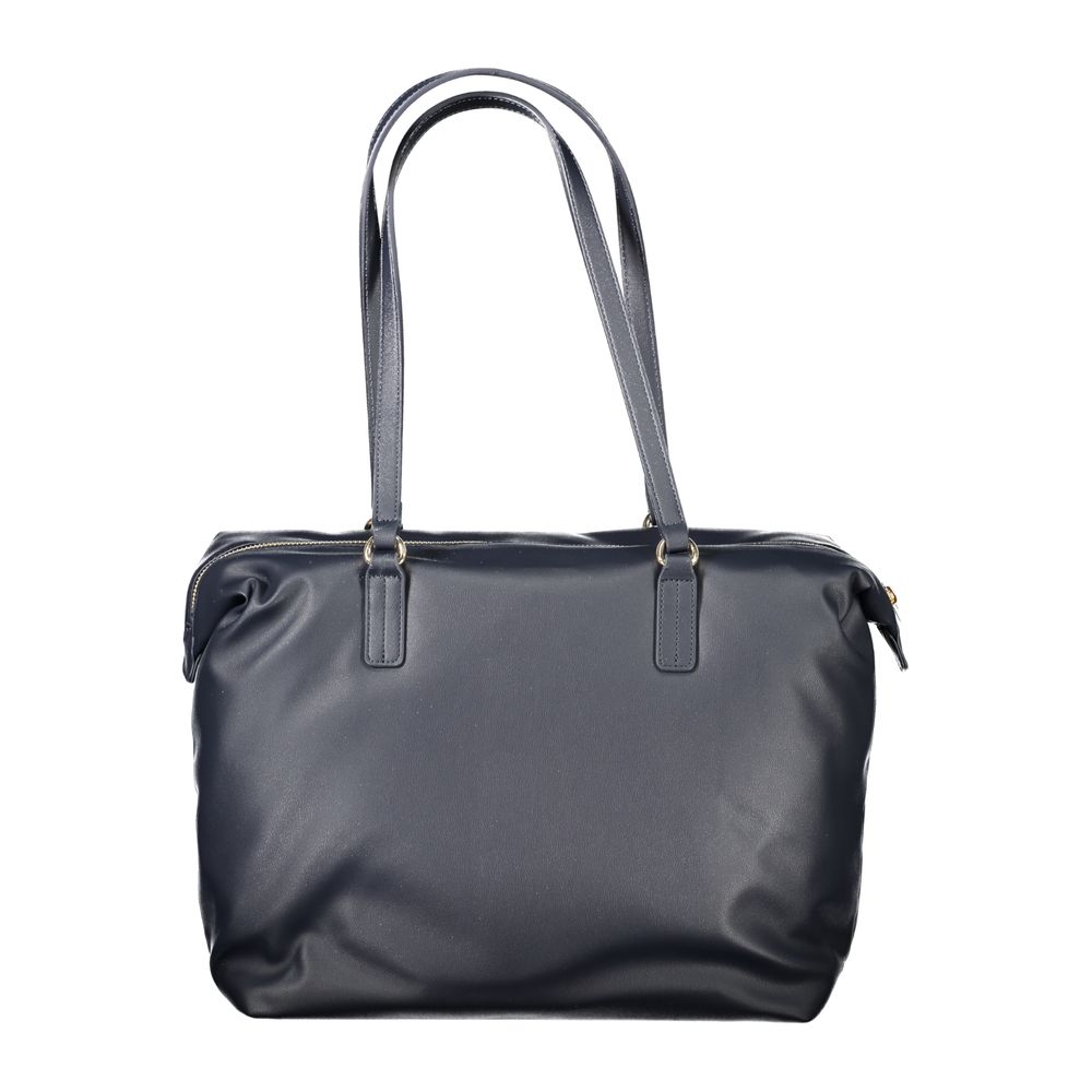 Tommy Hilfiger Blue Polyester Shoulder Bag