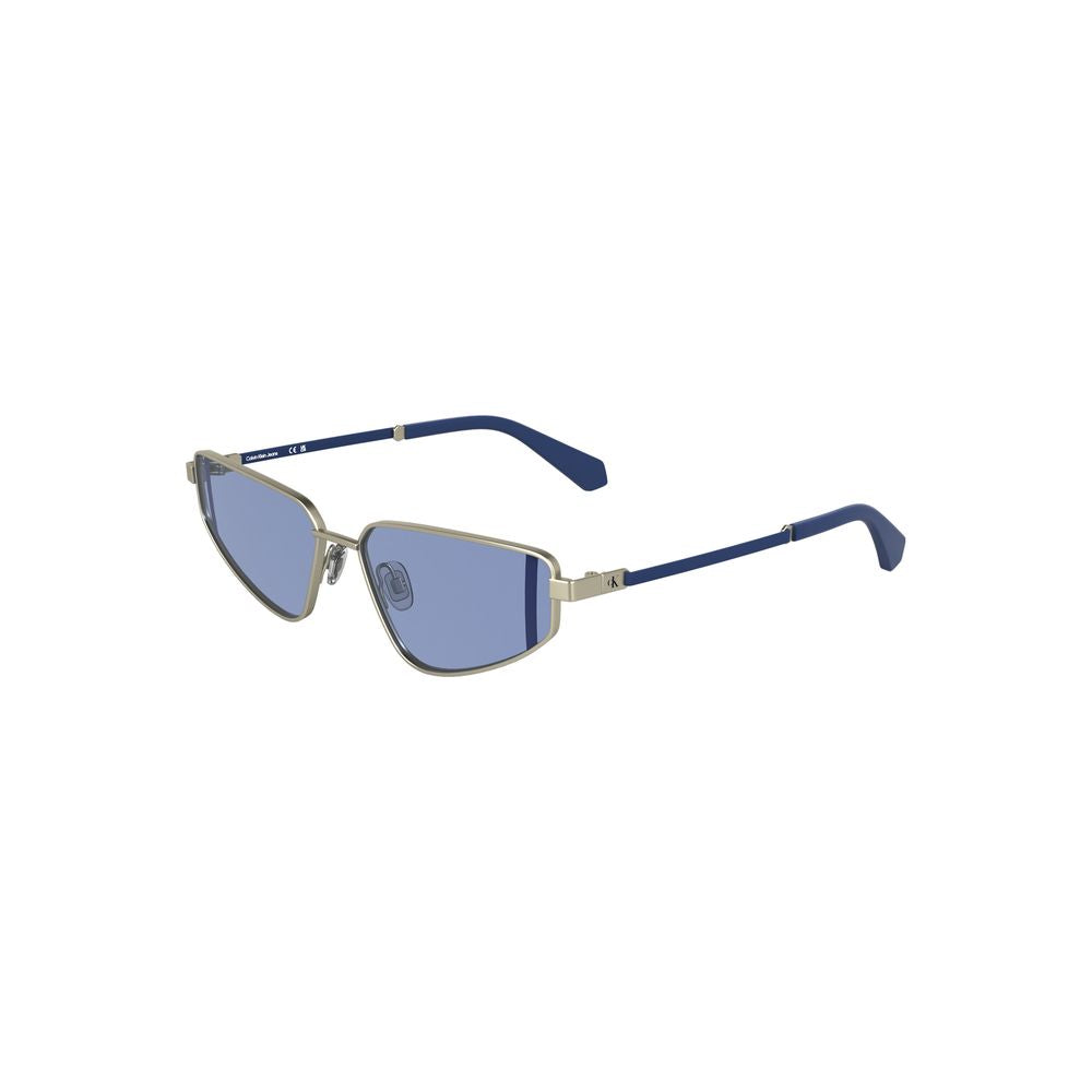 Calvin Klein Silver Metal Sunglasses