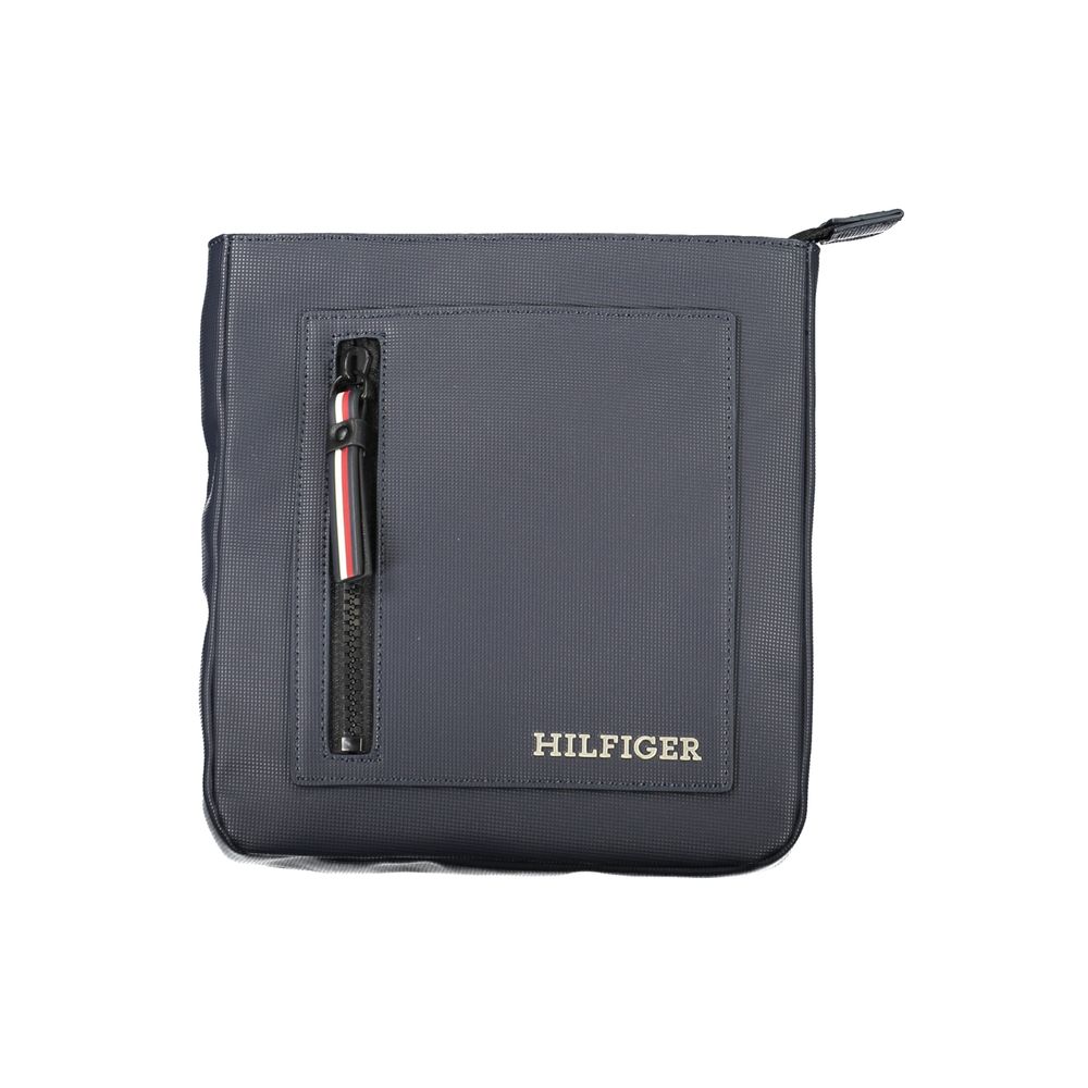 Tommy Hilfiger Blue Polyurethane Shoulder Bag