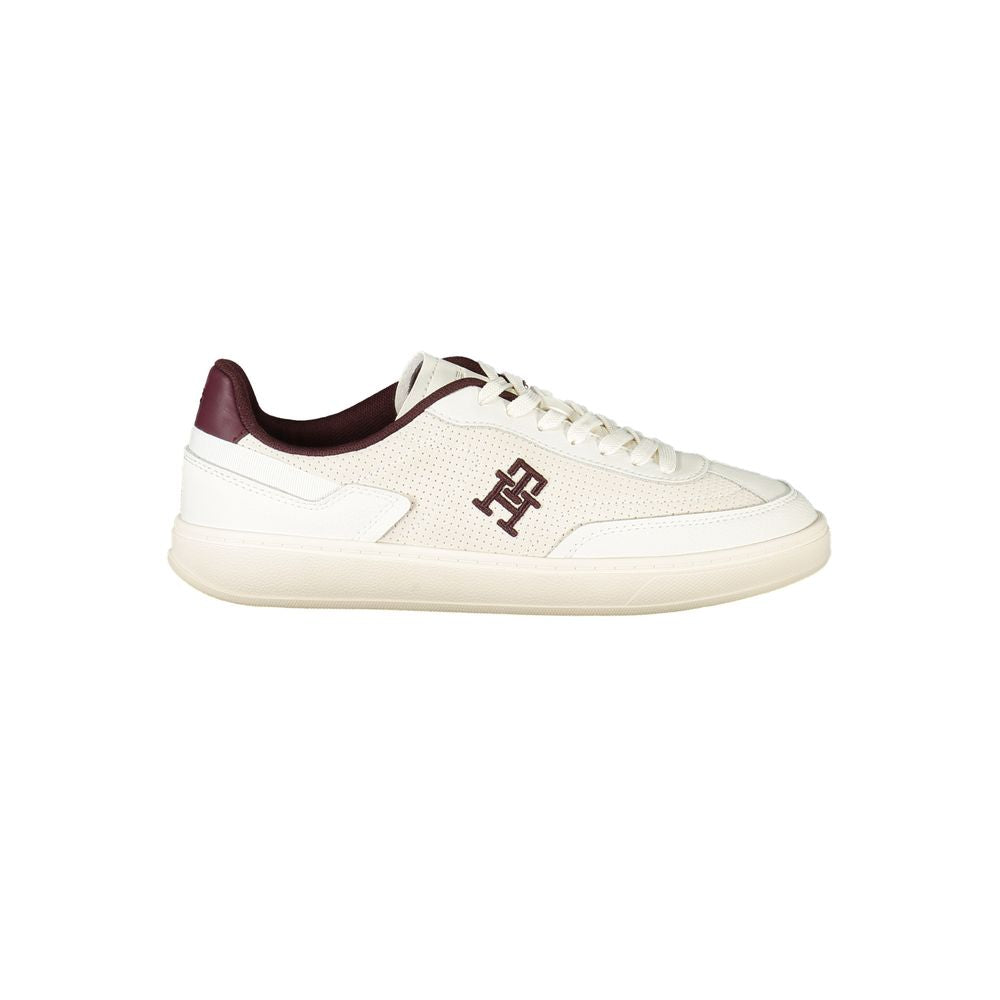 Tommy Hilfiger Beige Polyurethane Sneaker