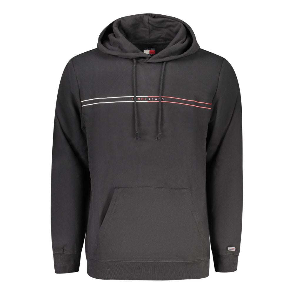 Tommy Hilfiger Black Cotton Hoodie
