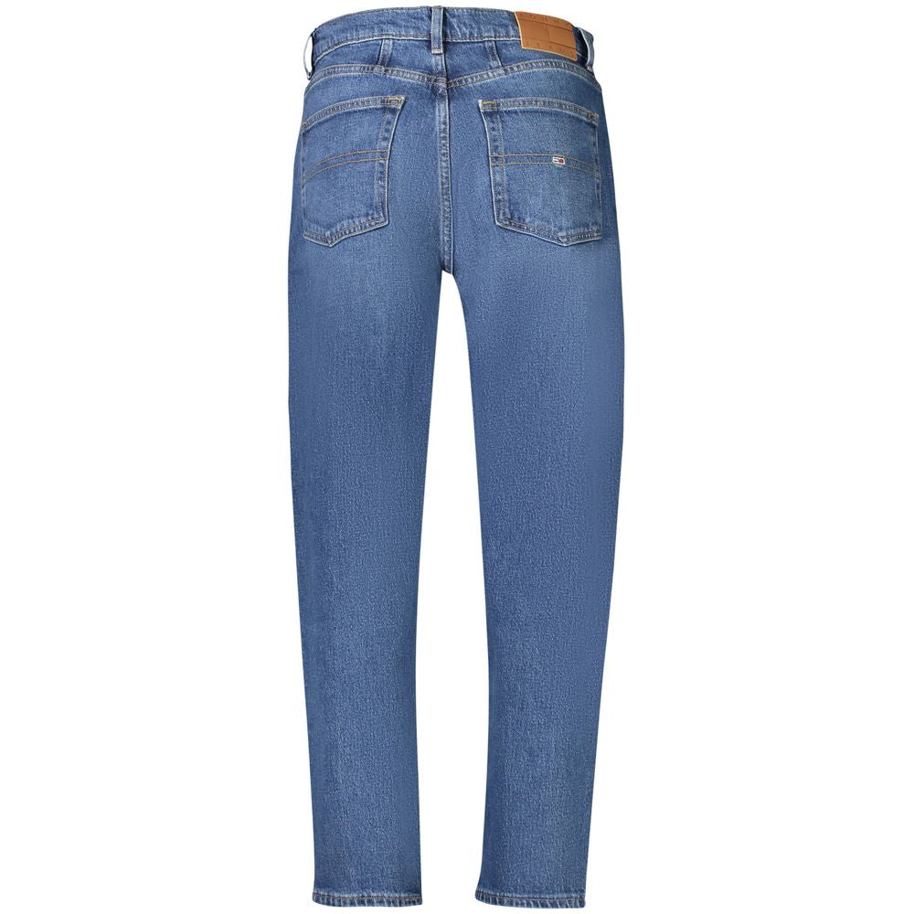 Tommy Hilfiger Blue Cotton Mom Jeans