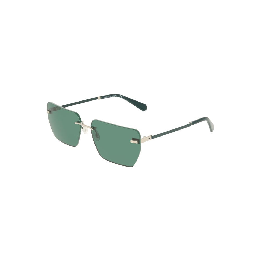 Calvin Klein Green Metal Sunglasses