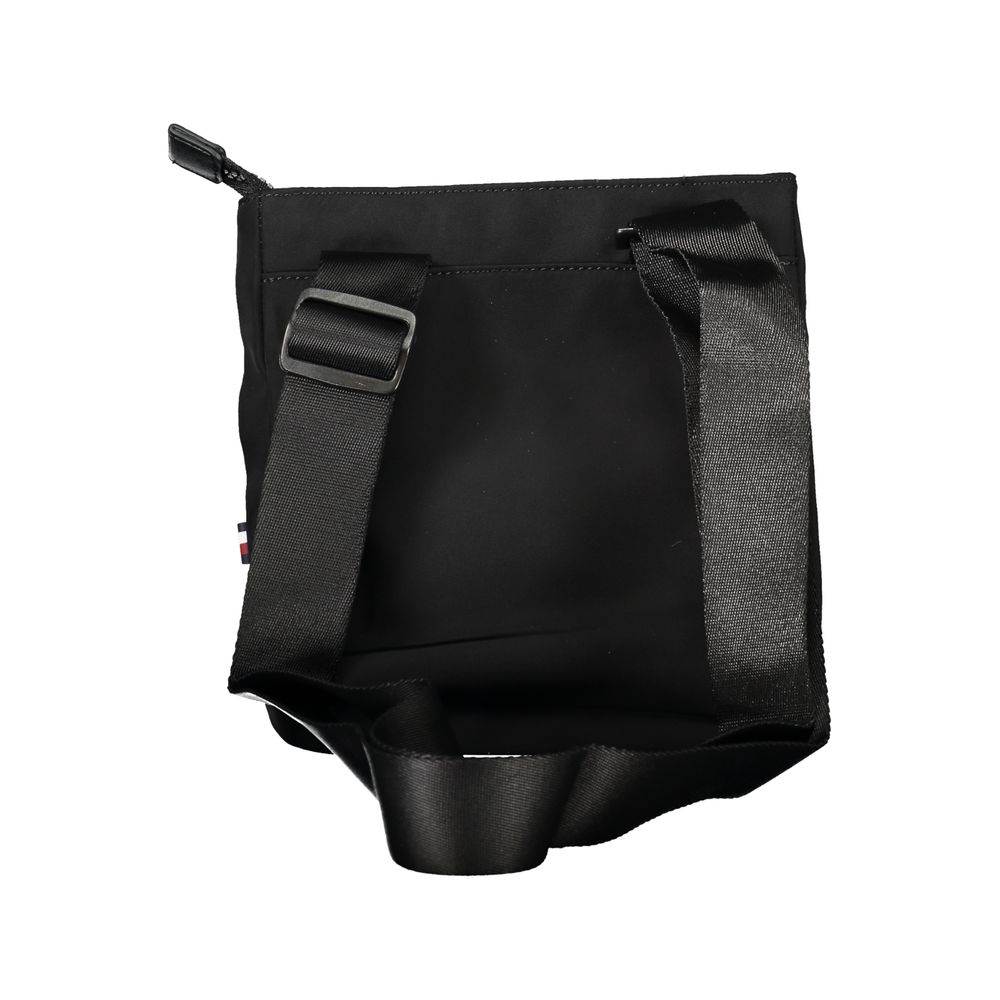 Tommy Hilfiger Black Recycled Polyester Shoulder Bag