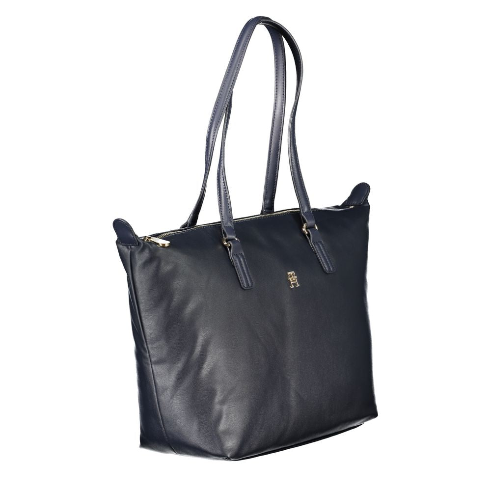 Tommy Hilfiger Blue Polyester Women Handbag