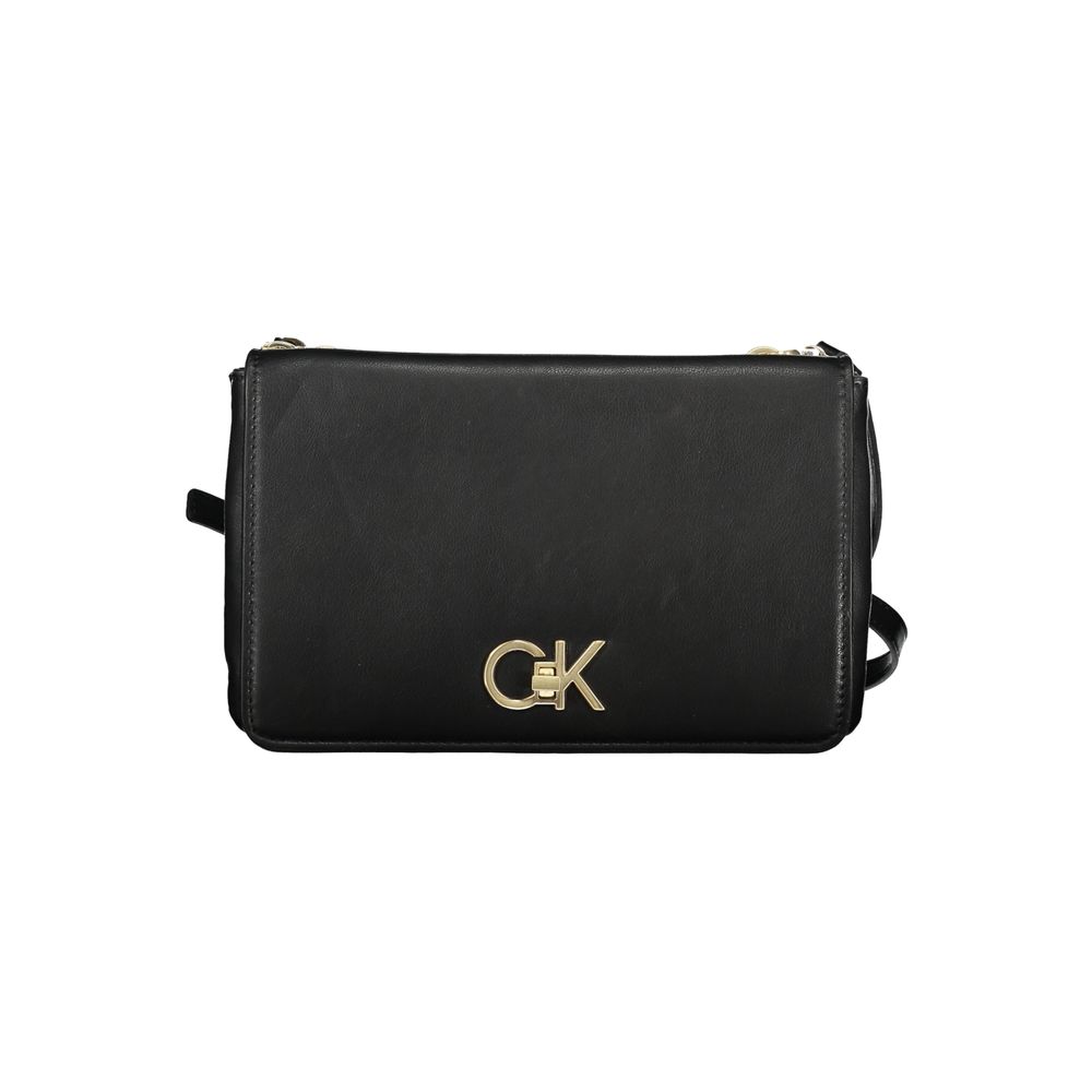 Calvin Klein Black Polyester Shoulder Bag