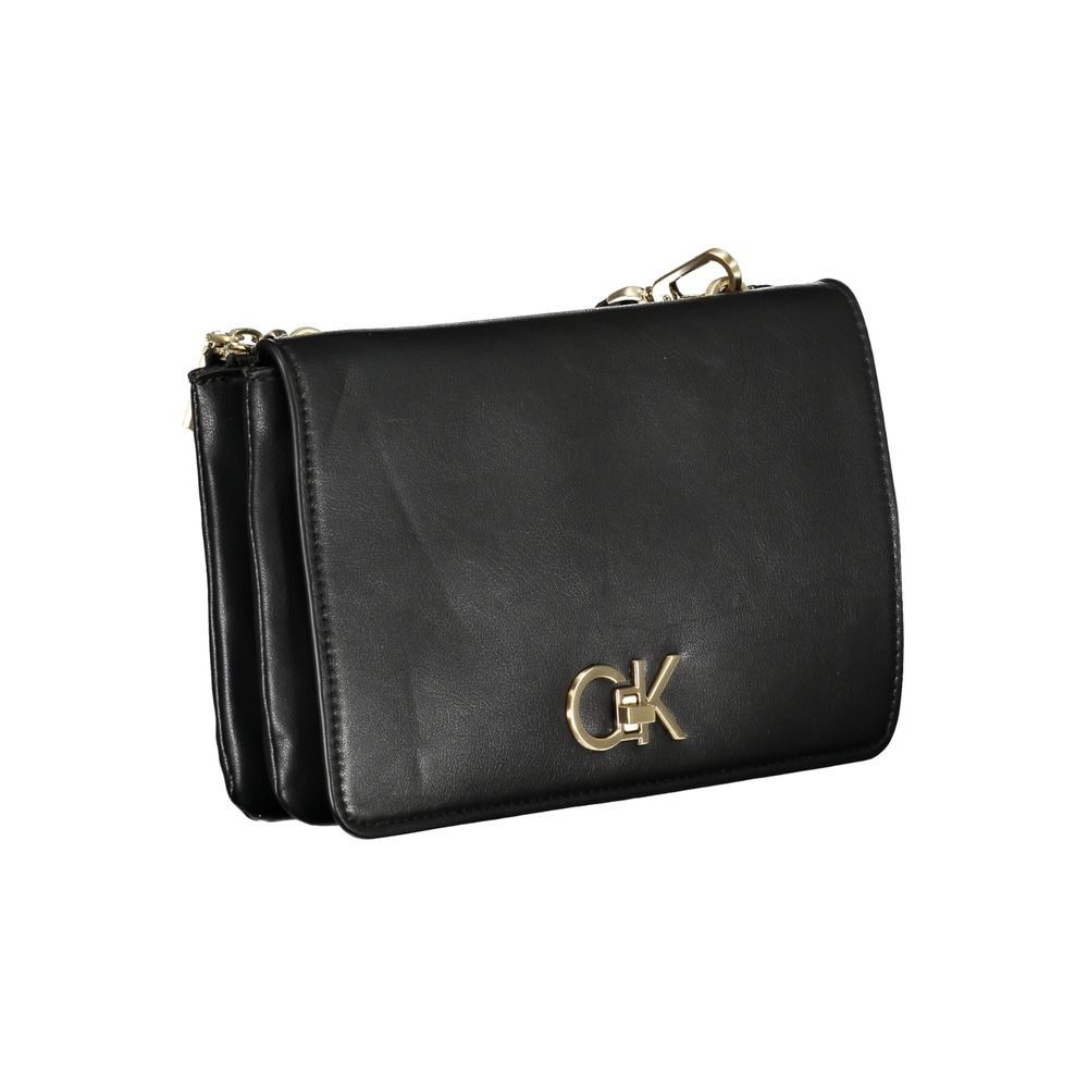 Calvin Klein Black Polyester Shoulder Bag