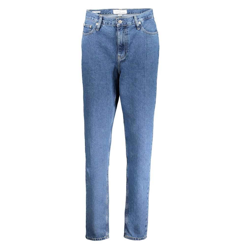 Calvin Klein Blue Cotton Jeans
