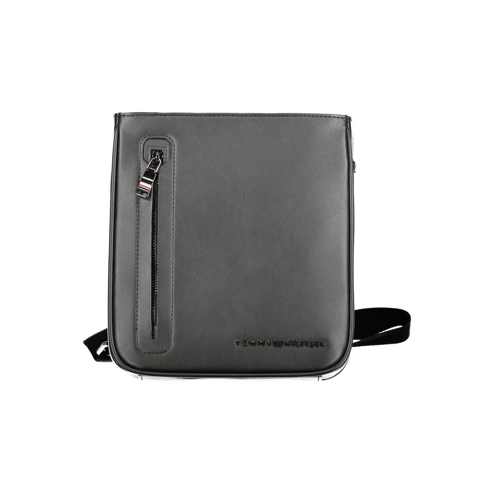 Tommy Hilfiger Black Polyurethane Shoulder Bag