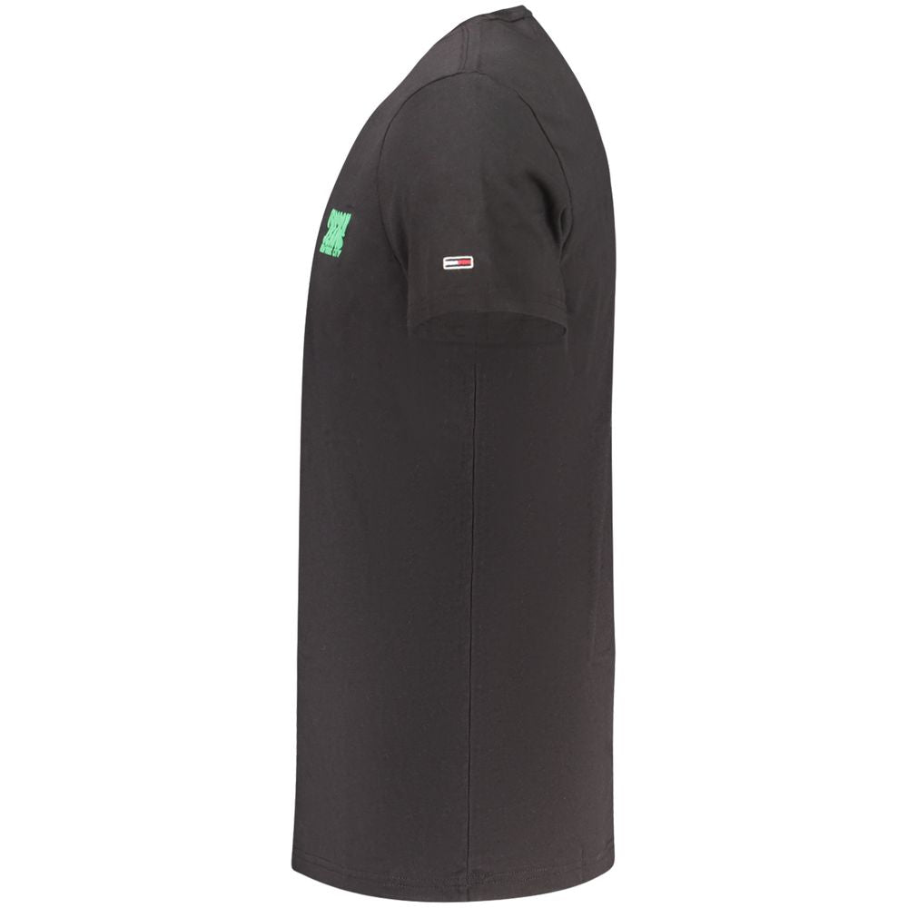 Tommy Hilfiger Black Cotton T-Shirt