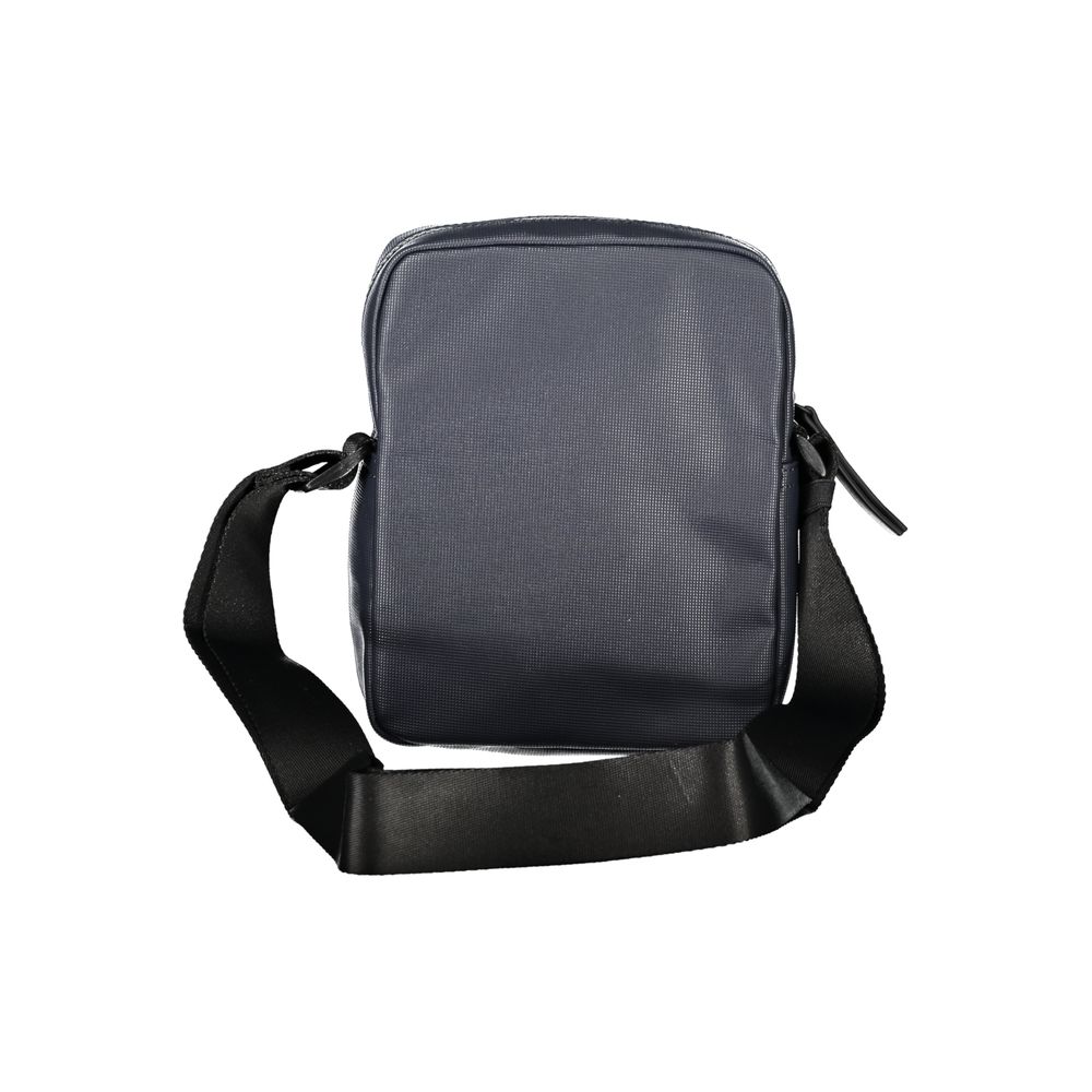 Tommy Hilfiger Blue Polyurethane Logo Shoulder Bag