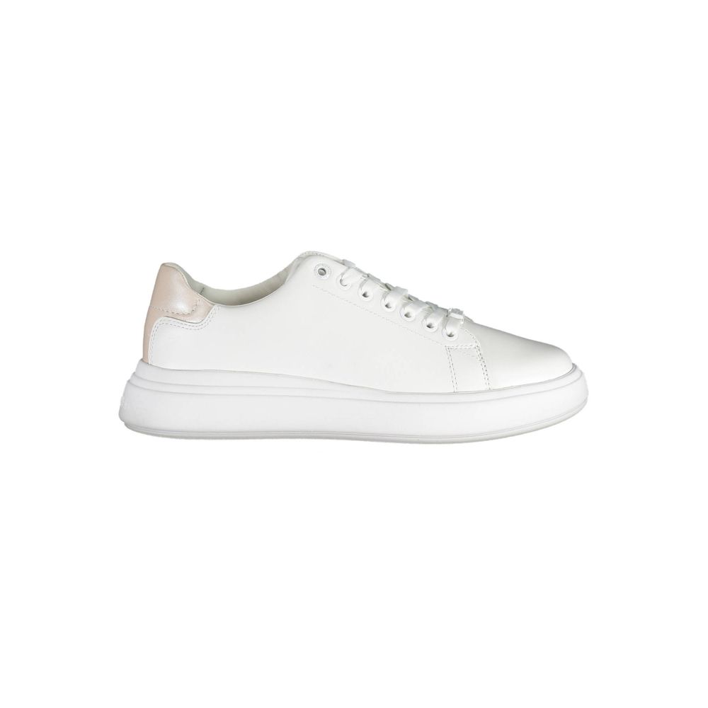 Calvin Klein White Leather Sneaker