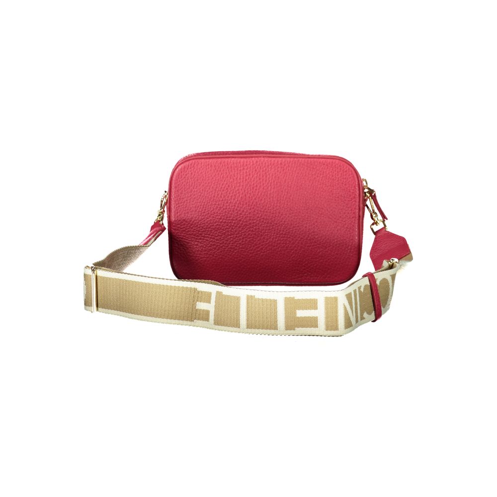 Coccinelle Red Leather Tebe Bag