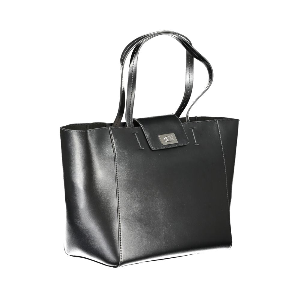 Calvin Klein Black Recycled Polyester Handbag