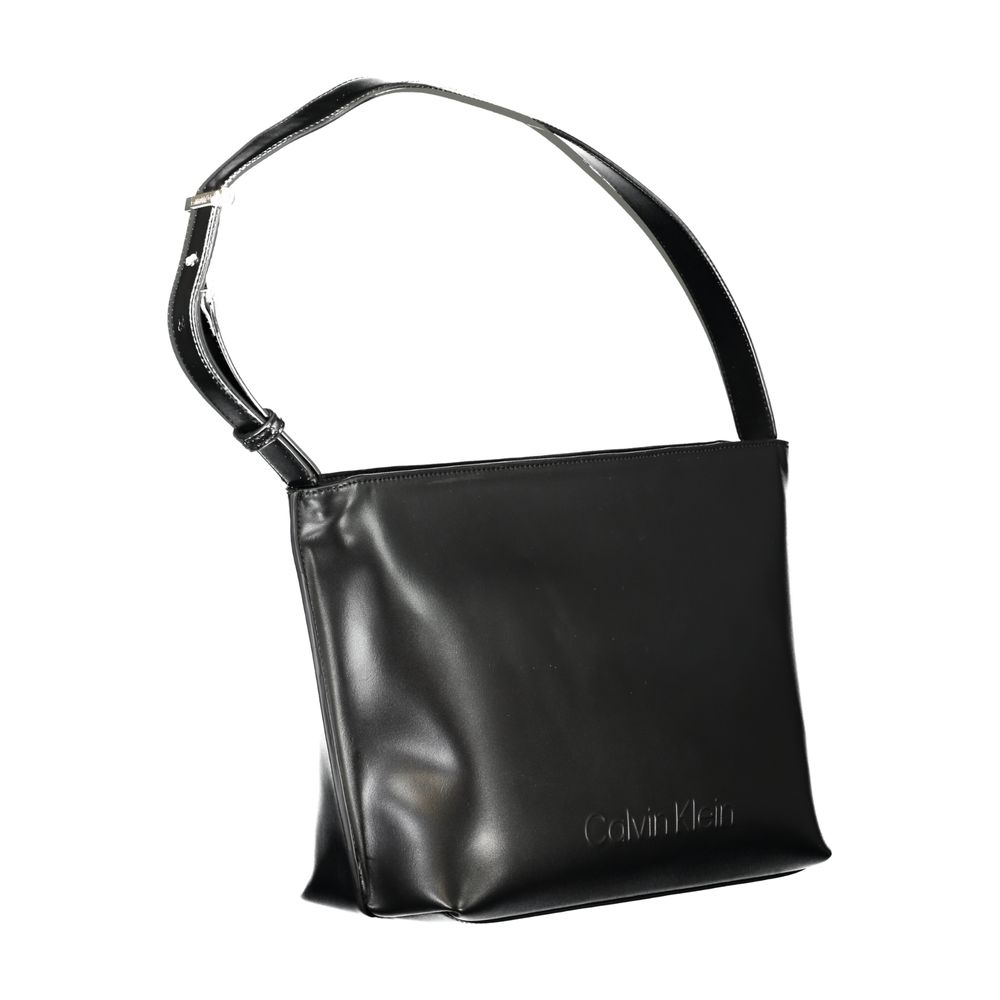 Calvin Klein Black Polyester Shoulder Bag