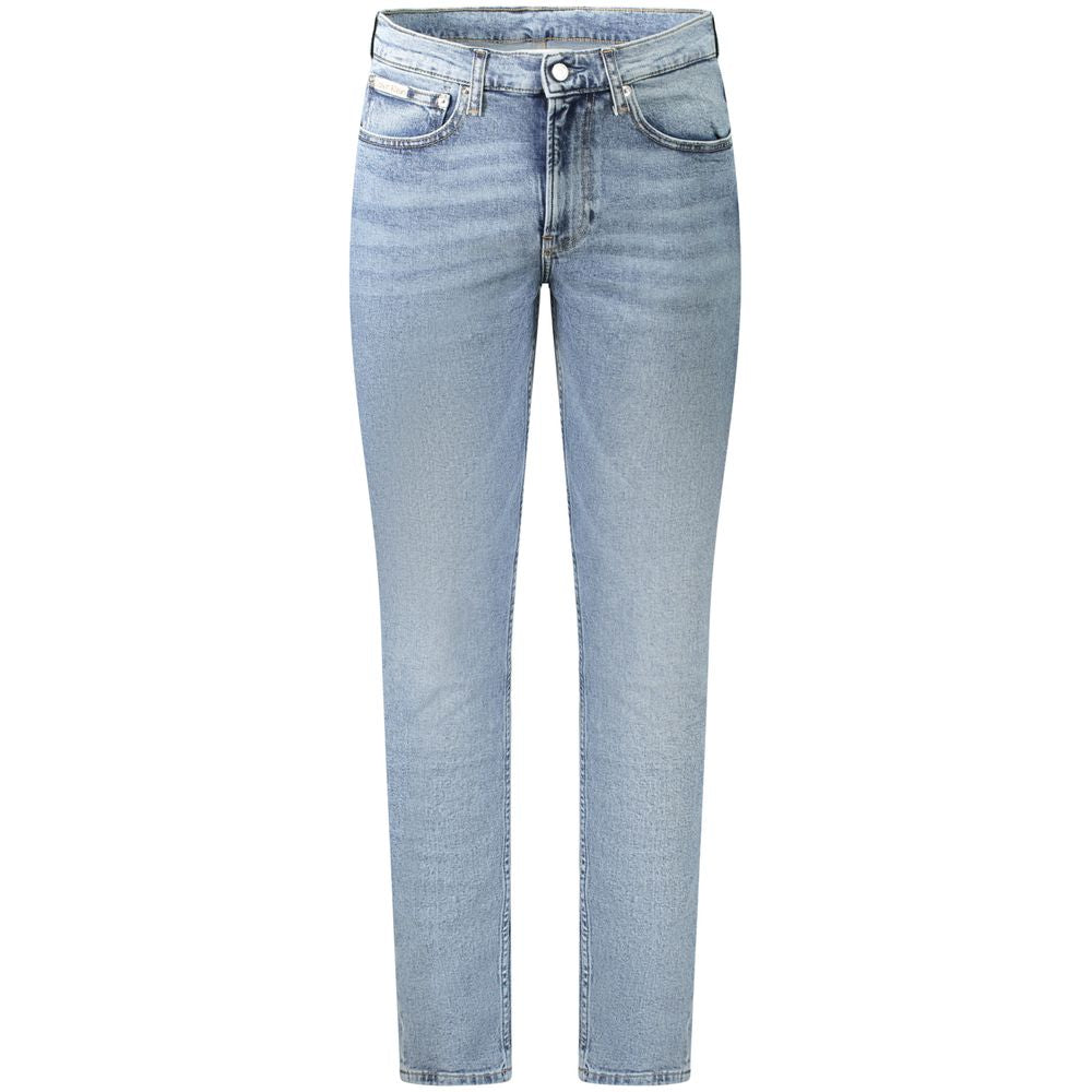 Calvin Klein Light Blue Cotton Jeans