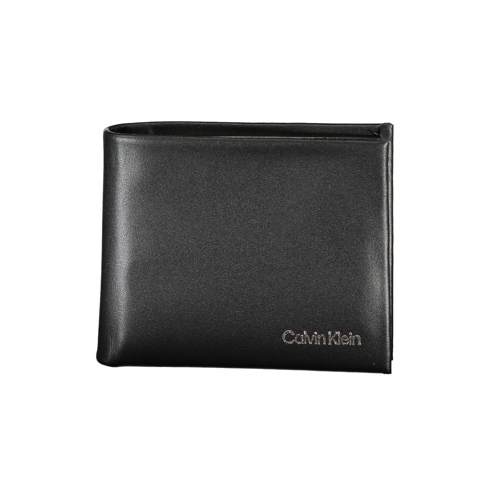 Calvin Klein Black Polyurethane Wallet