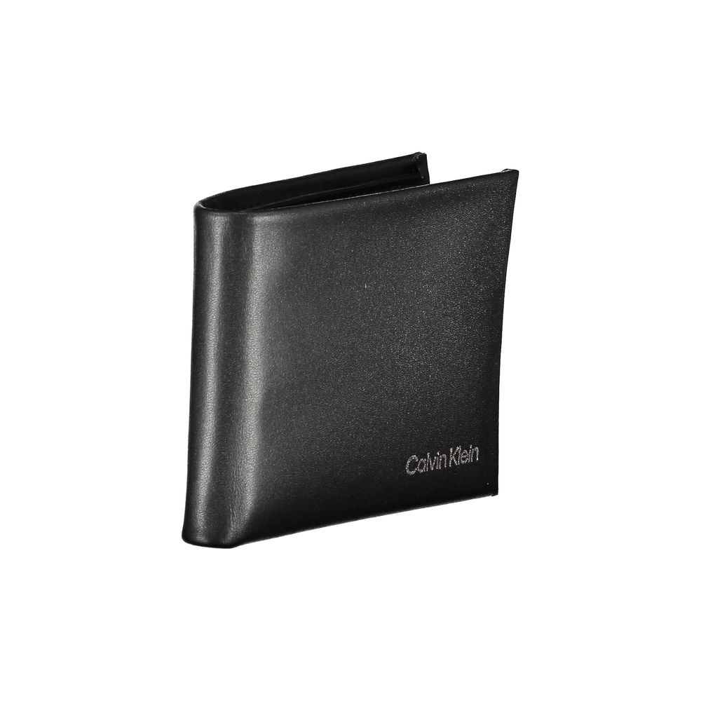 Calvin Klein Black Polyurethane Wallet