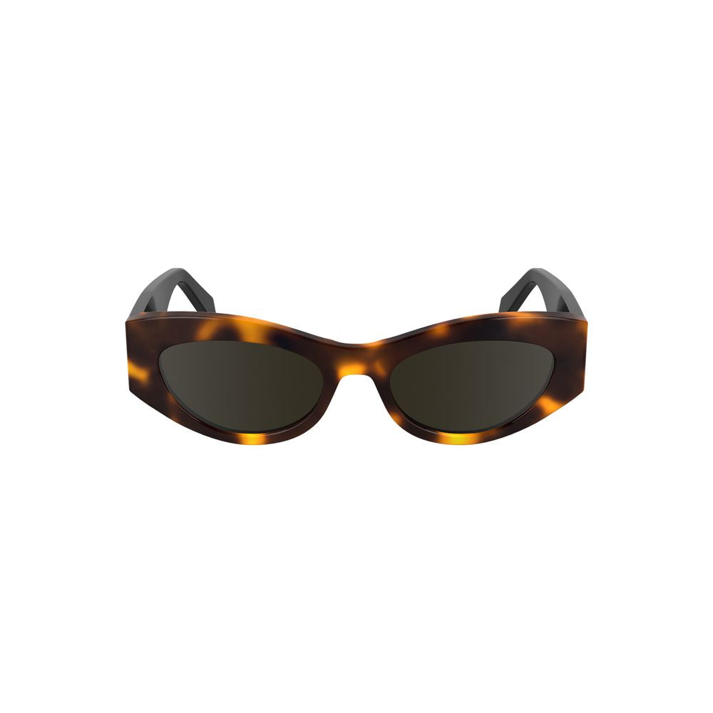 Calvin Klein Brown Acetate Sunglasses