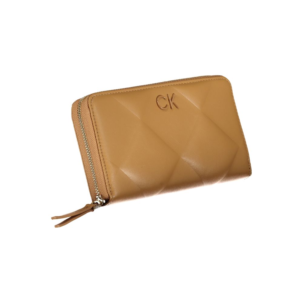 Calvin Klein Brown Polyurethane Wallet