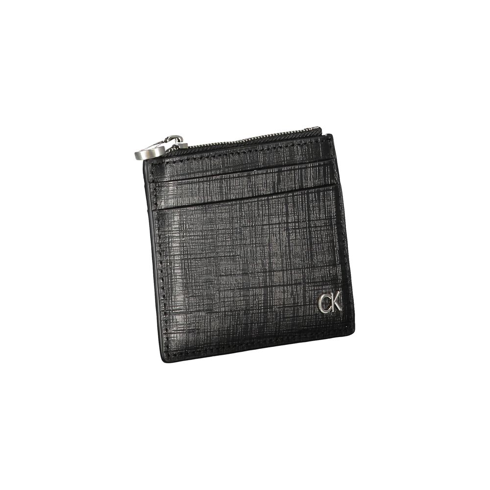 Calvin Klein Black Leather Card Holder