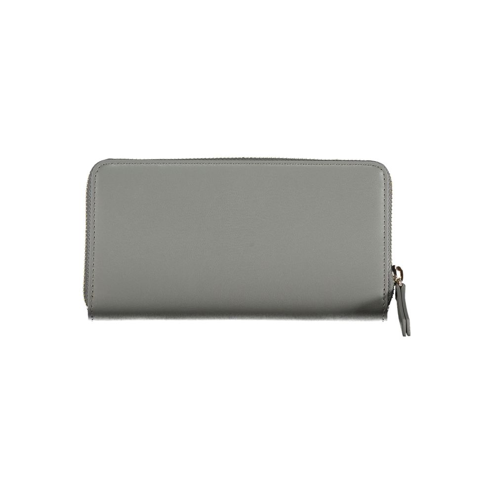 Tommy Hilfiger Grey Polyurethane Wallet